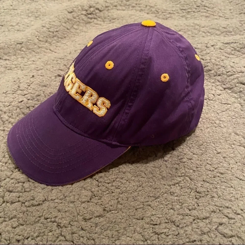 LSU Purple & Gold Baseball Hat Adjustable LSU Tigers